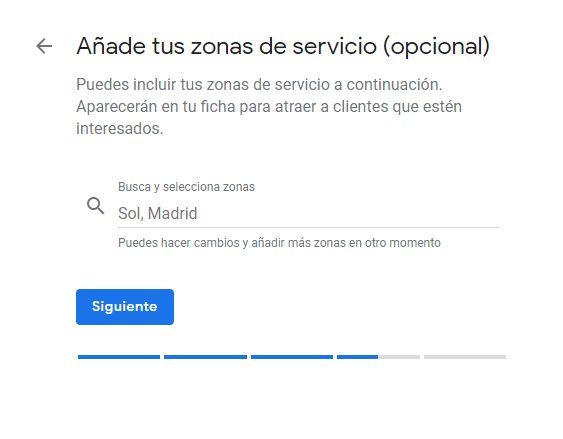 anadir zonas de servicio anadir zonas de servicio