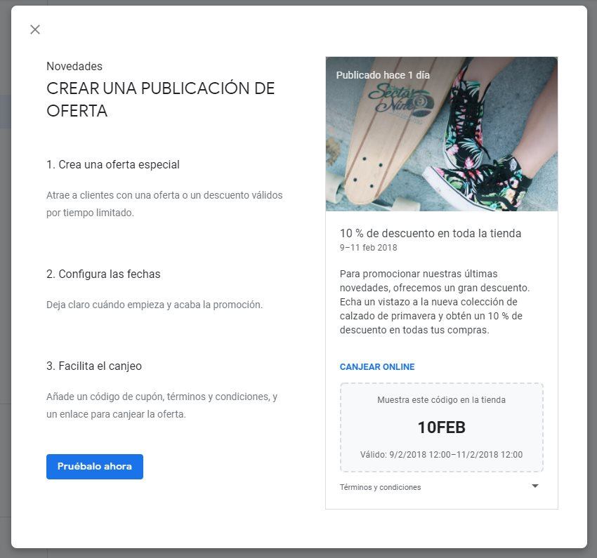 publicaciones google my business publicaciones google my business