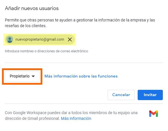 transferir propiedad google my business transferir propiedad google my business